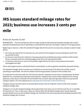 Click for Whats new and what to consider when filing in 2023 